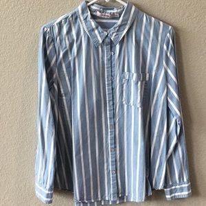 Long sleeve cotton blouse